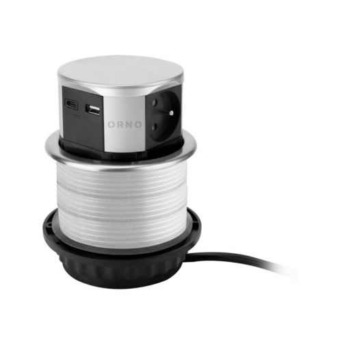 Gniazdo meblowe Ø10cm wysuwane z blatu z ładowarką USB i przewodem 1,5m 3x2P+Z (French) 2xUSB ORNO - przechwytywanie[177].jpg